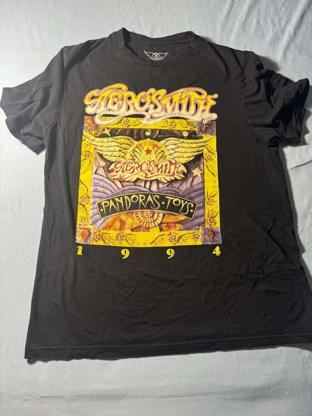 Aerosmith Pandoras Toys T-Shirt Size M Black 1994